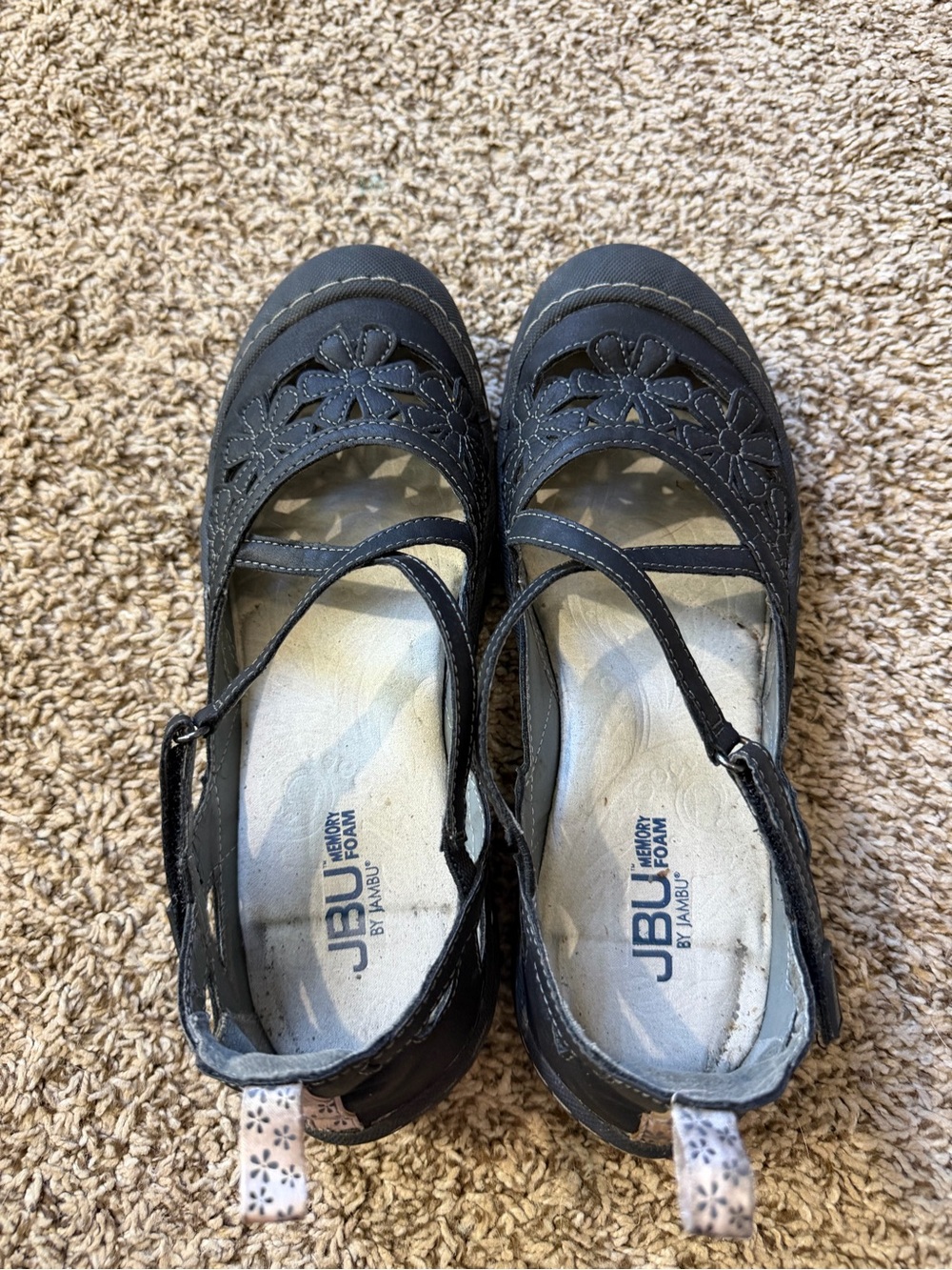 JBU by Jambu Black Floral Mary Jane Shoes - Picture 8 of 8